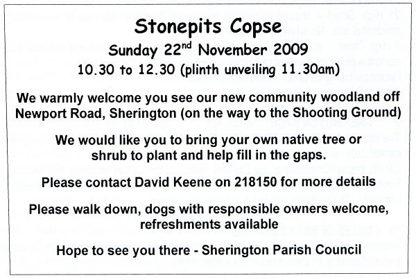 Sherington Stonepits Copse - Official Launch
