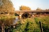 Sherington Bridge - showing the 20th Century widening on top of the original early 19th Century arches