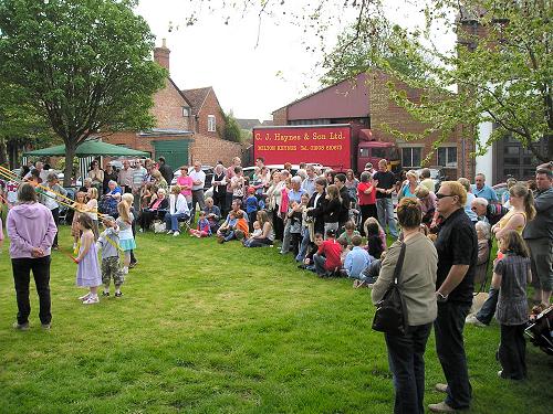 Dancing around the Maypole - 5 May 2008