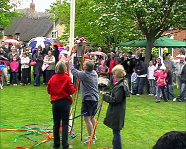 Dancing around the Maypole - 4 May 2009