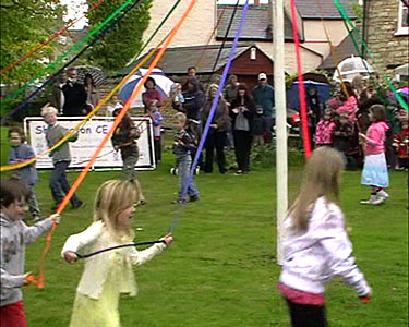 Dancing around the Maypole - 4 May 2009