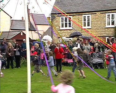 Dancing around the Maypole - 4 May 2009