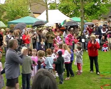 Dancing around the Maypole - 4 May 2009