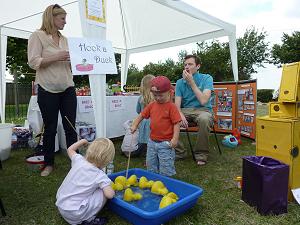 Pre-school at the Sherington Village Fete on 2 July 2011