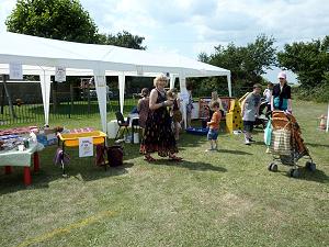 Pre-school at the Sherington Village Fete on 2 July 2011